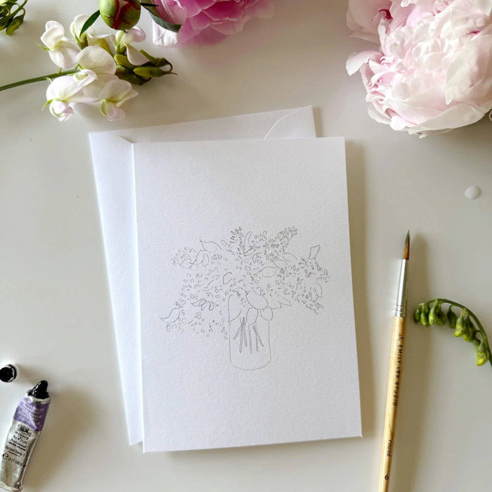 Bouquets Watercolor Notecard Set