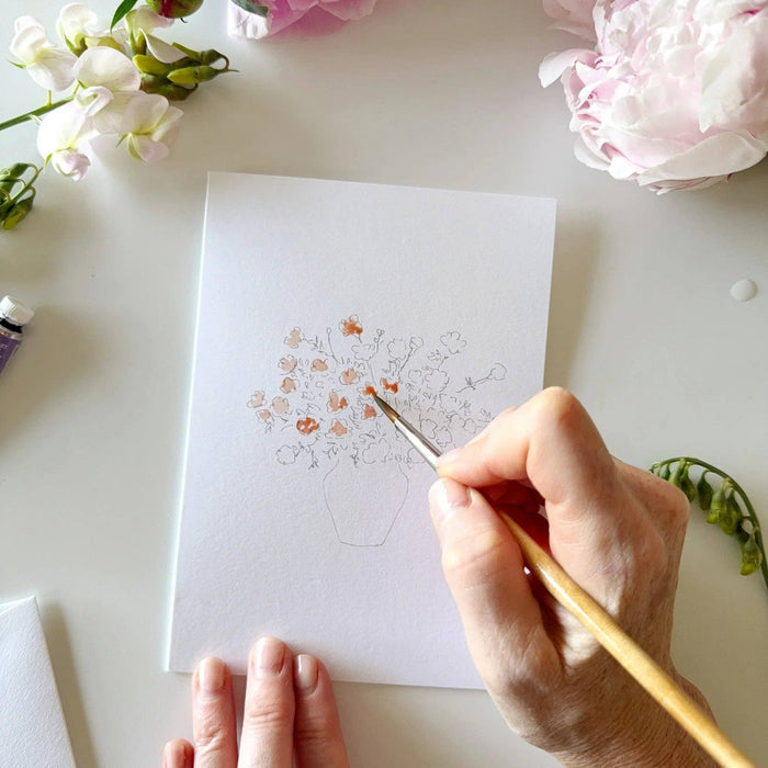 Bouquets Watercolor Notecard Set