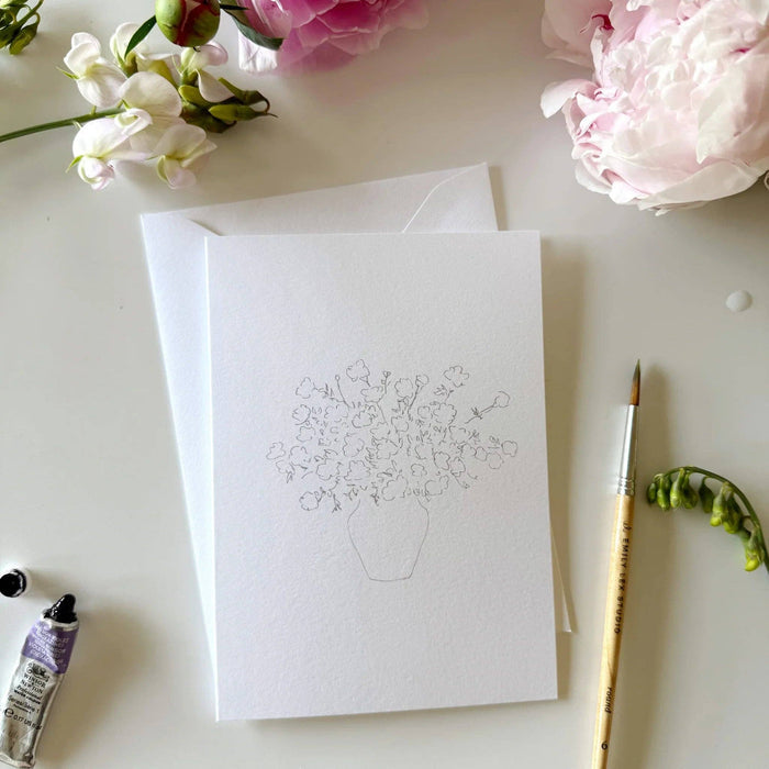 Bouquets Watercolor Notecard Set