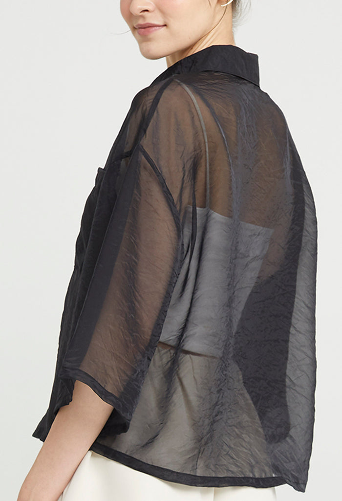 Breezy Wrinkled Button Up Shirt