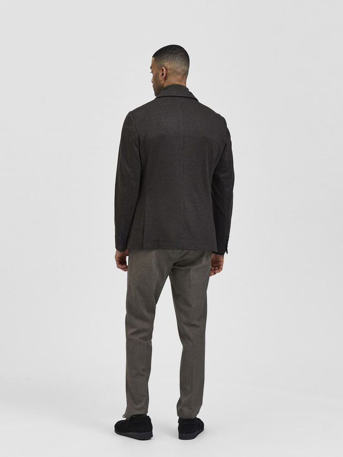Brown Check Blazer