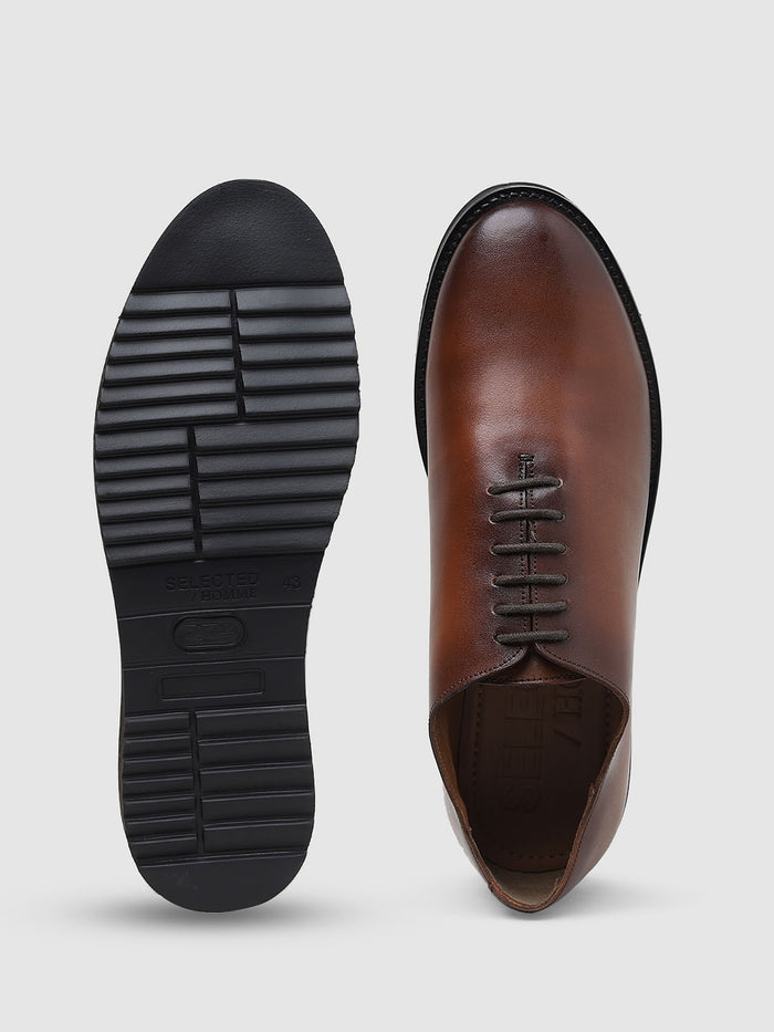 Brown Leather Formal Shoes