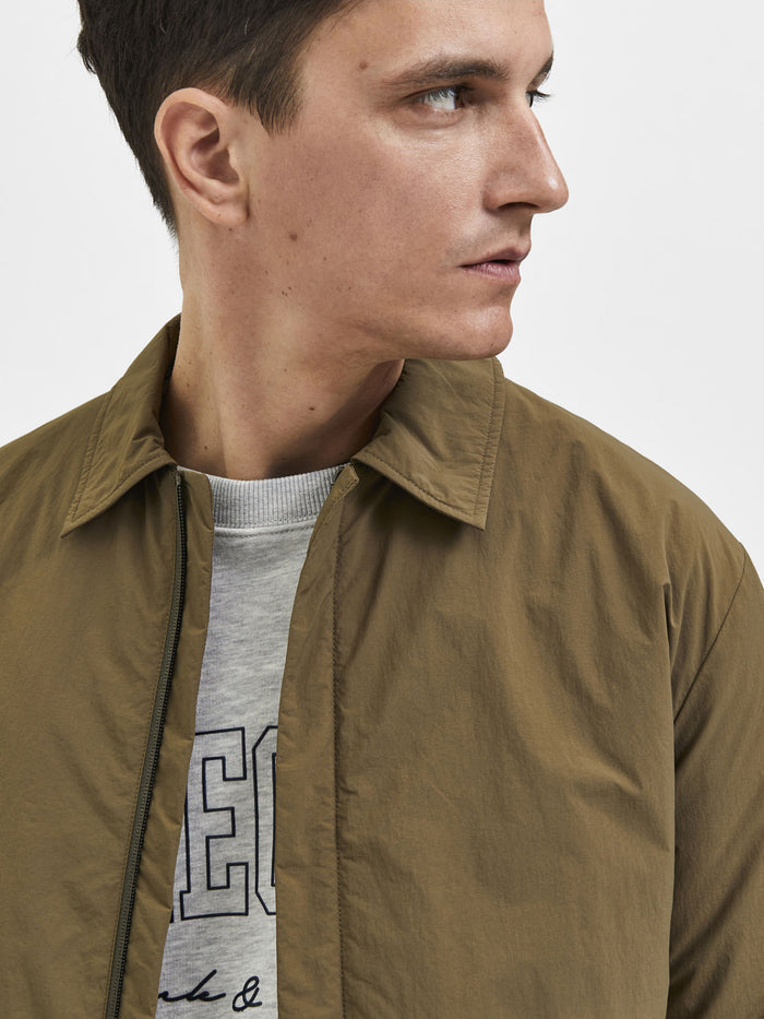 Brown Nylon Jacket