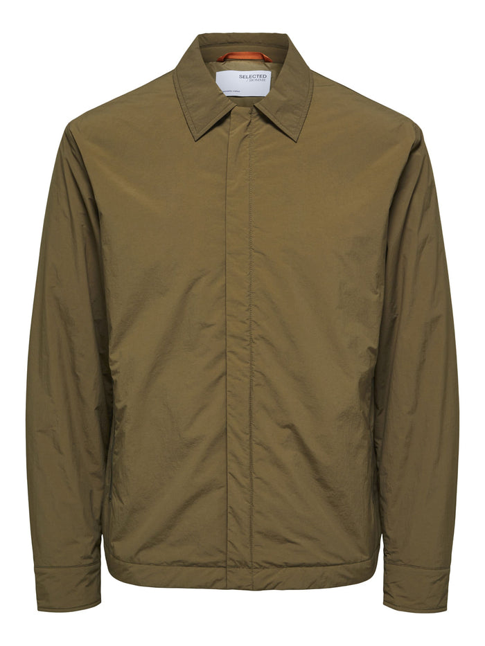 Brown Nylon Jacket
