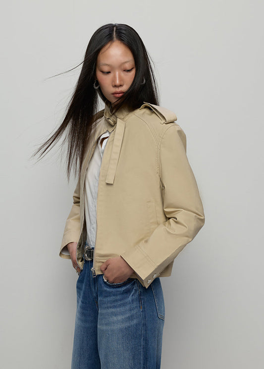 BROWN OVERSIZED JACKET