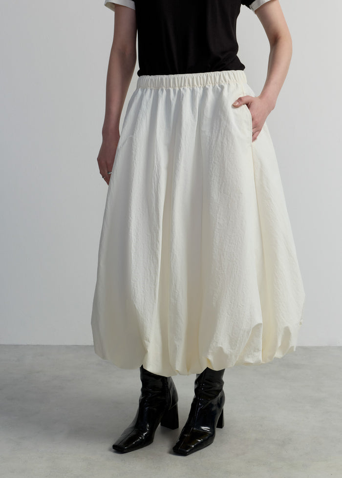 BUBBLE MIDI SKIRT