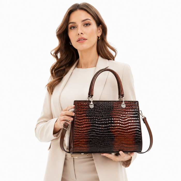 Women’s laptop tote bag style for small daily tech, office notes and essentials