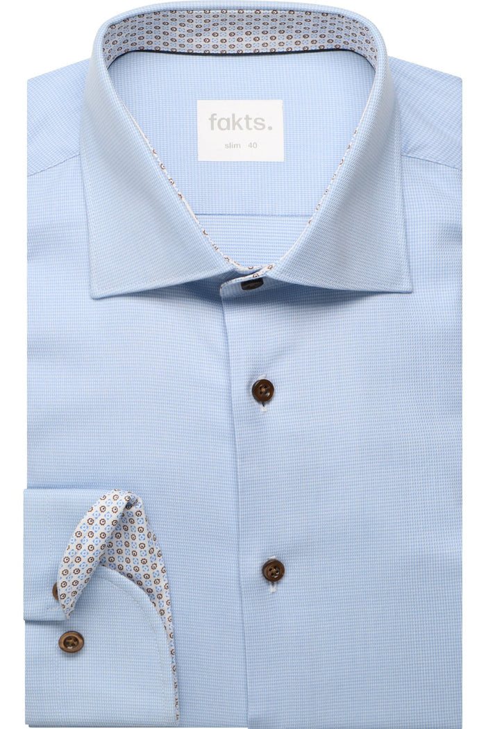 Busy Slim Fit Shirt in Blue