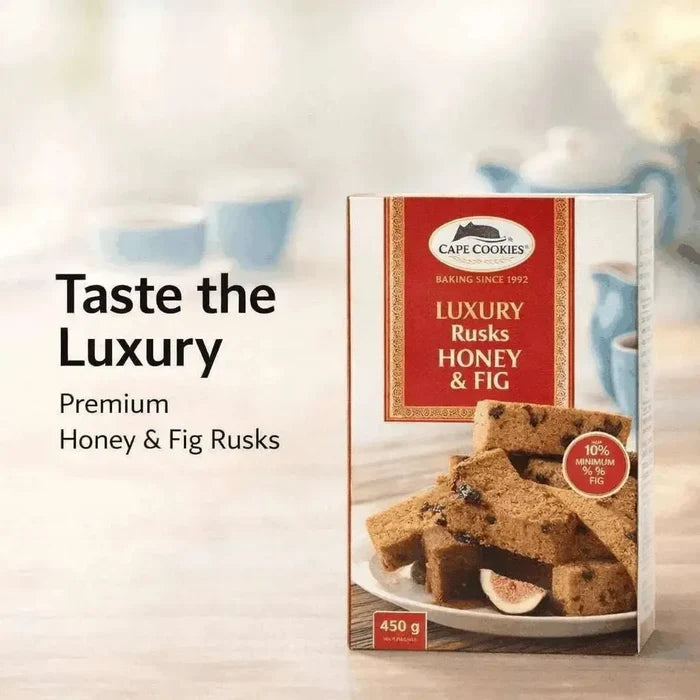 Cape Cookies Rusks Honey & Fig - 450g Facebook Ad
