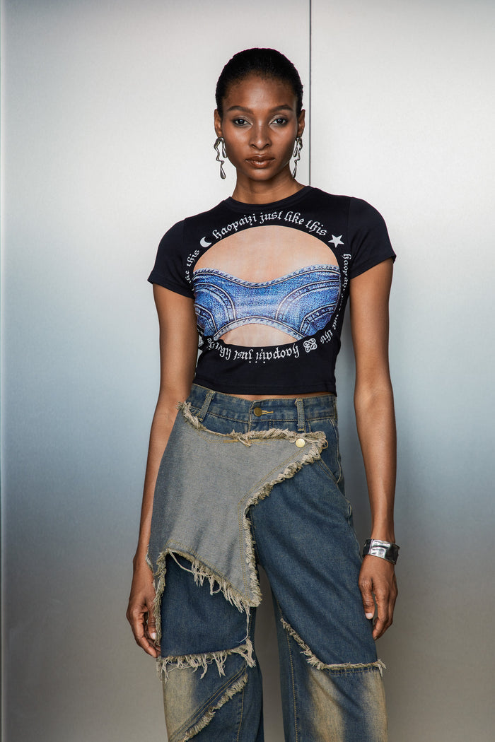 Cason Print T Shirt