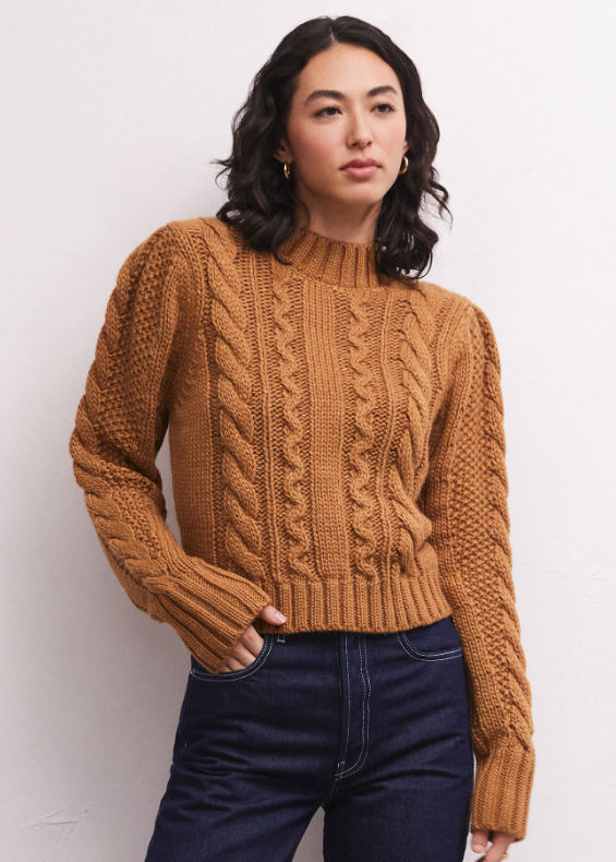 Catya Mock Neck Sweater - Adored A Lovely Boutique