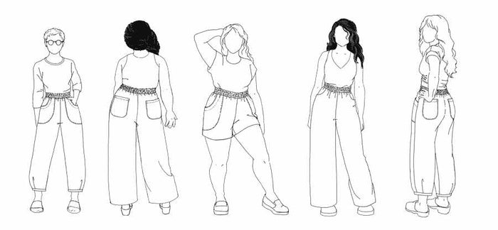 Chanterelle Pants & Shorts Sewing Pattern, Sew Liberated