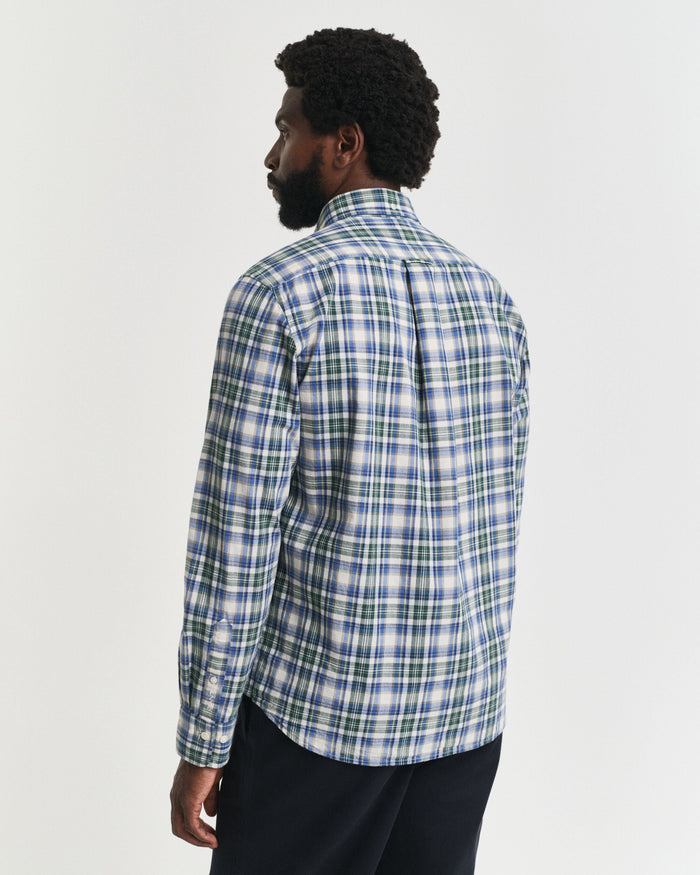 Checked Archive Poplin Shirt in Green