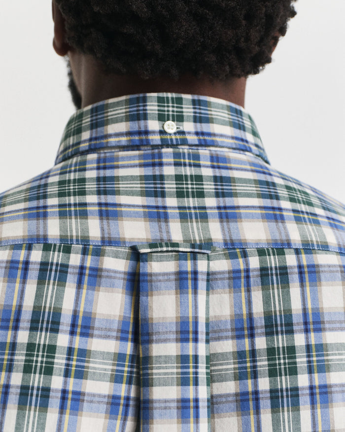 Checked Archive Poplin Shirt in Green
