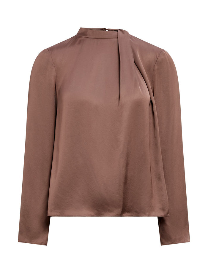 Clara Drape Neck Blouse Forever New