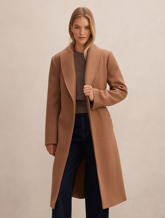 Clarissa Wrap Coat Forever New