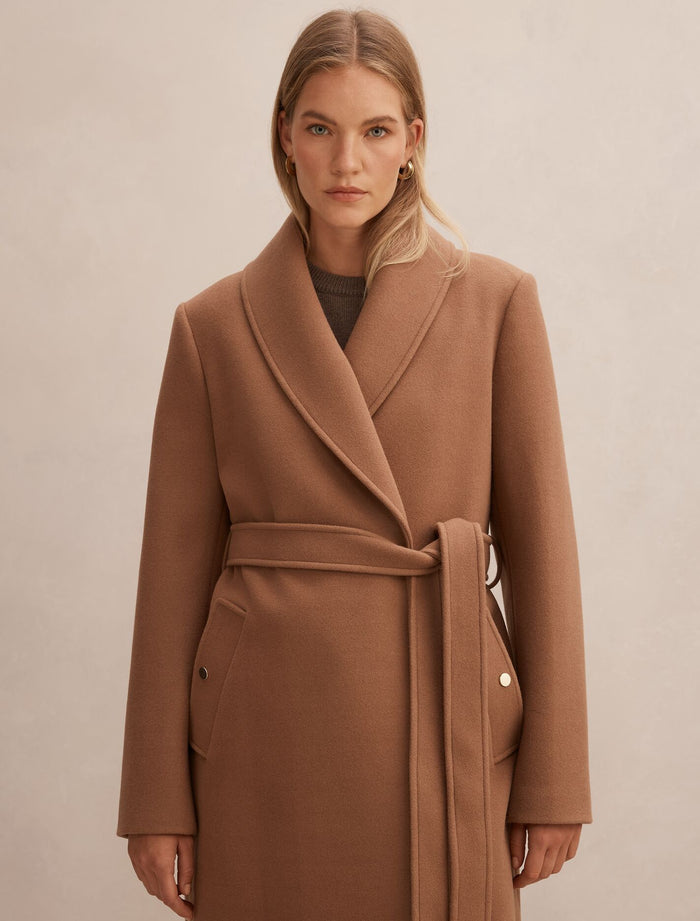 Clarissa Wrap Coat Forever New
