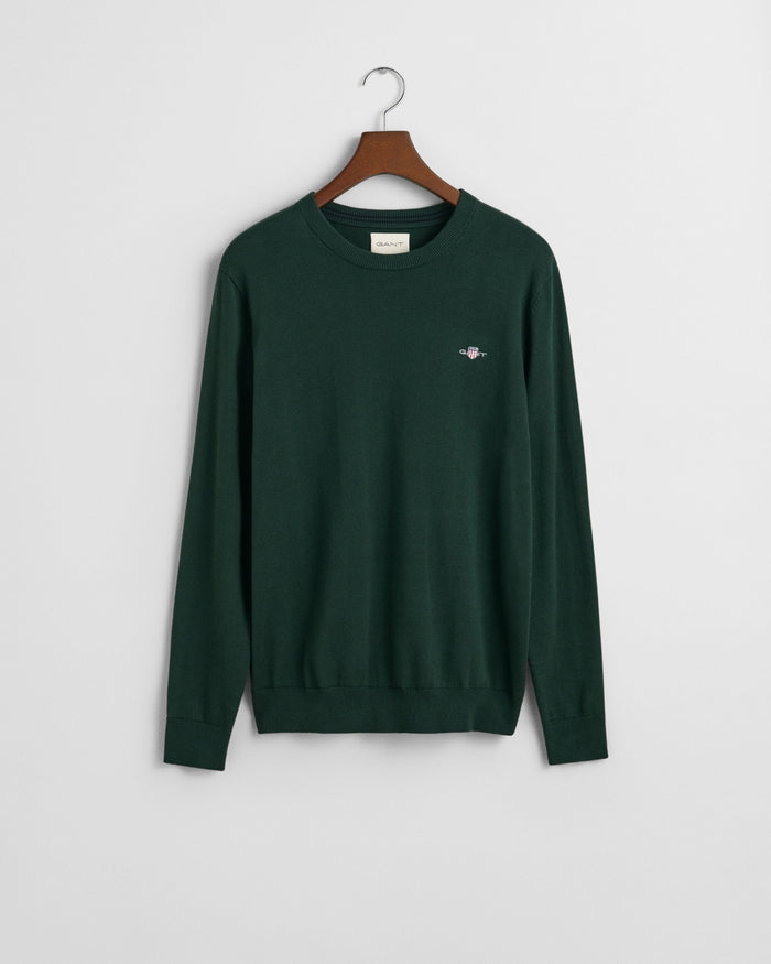 Classic Crew Neck Sweater in Green