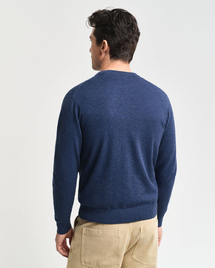Classic Crew Sweater in Jeans