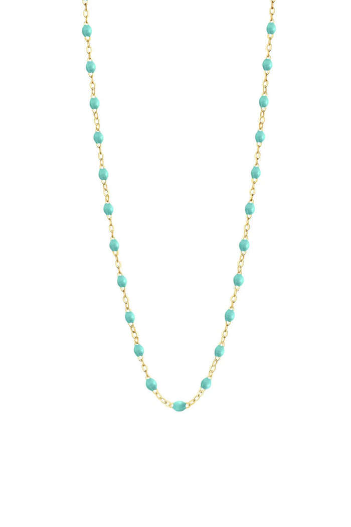 Classic Gigi Necklace - Lagoon 18k Yellow Gold