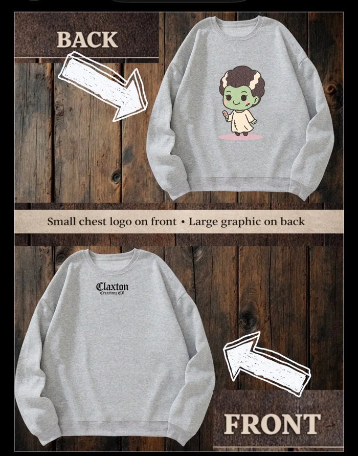 ClaxtoncreationsGB- Chibi Horror sweater Claxton Creations GB