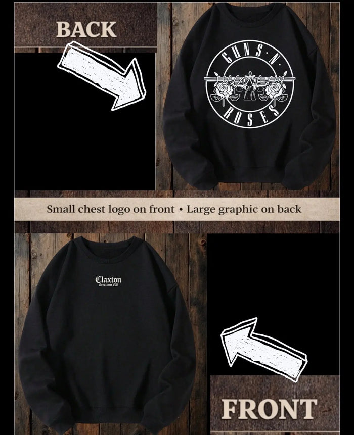 ClaxtoncreationsGB-Rock band collection sweater