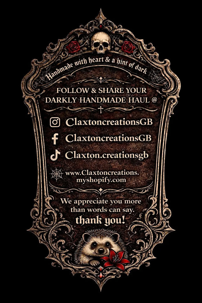 Tiny terrors- Rockband collection vest Claxton Creations GB