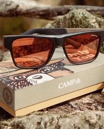 Cliff Matte Black /HD Amber Polarized Sunglasses