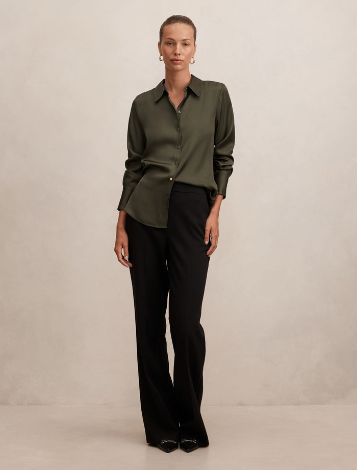 Coco Satin Shirt Forever New