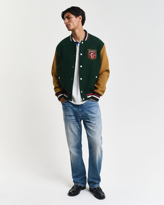 Contrast Piqué Polo in Eggshell