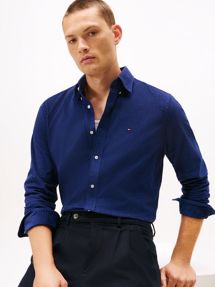 Corduroy Shirt in All Over Navy
