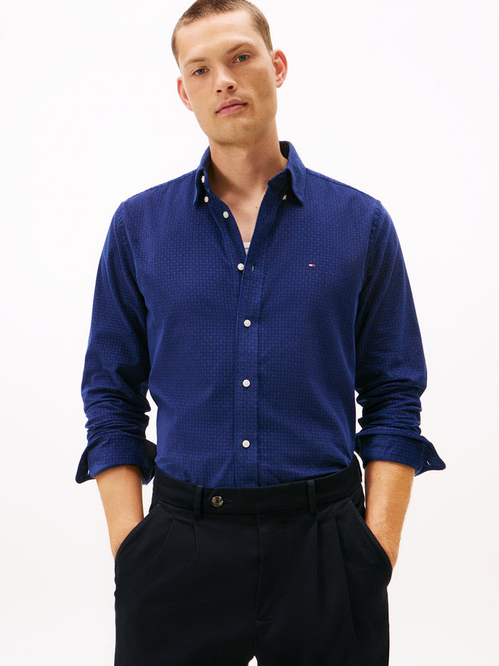 Corduroy Shirt in All Over Navy