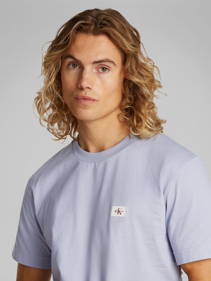 Cotton Badge Tee in Aleutian