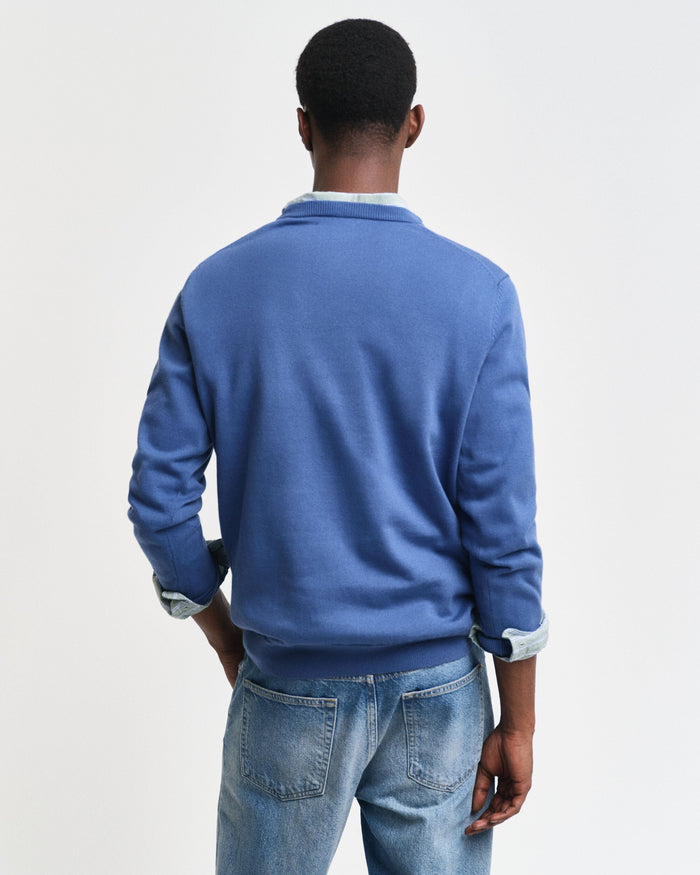 Crew Neck Sweater in Blue
