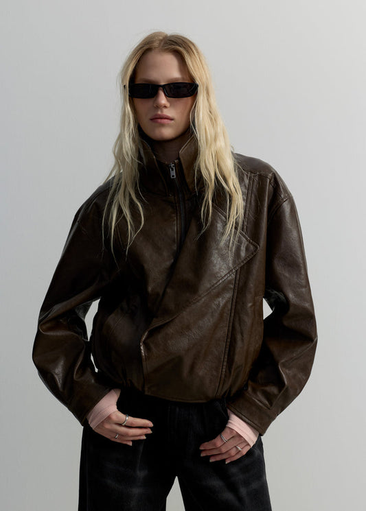 CROPPED BIKER JACKET