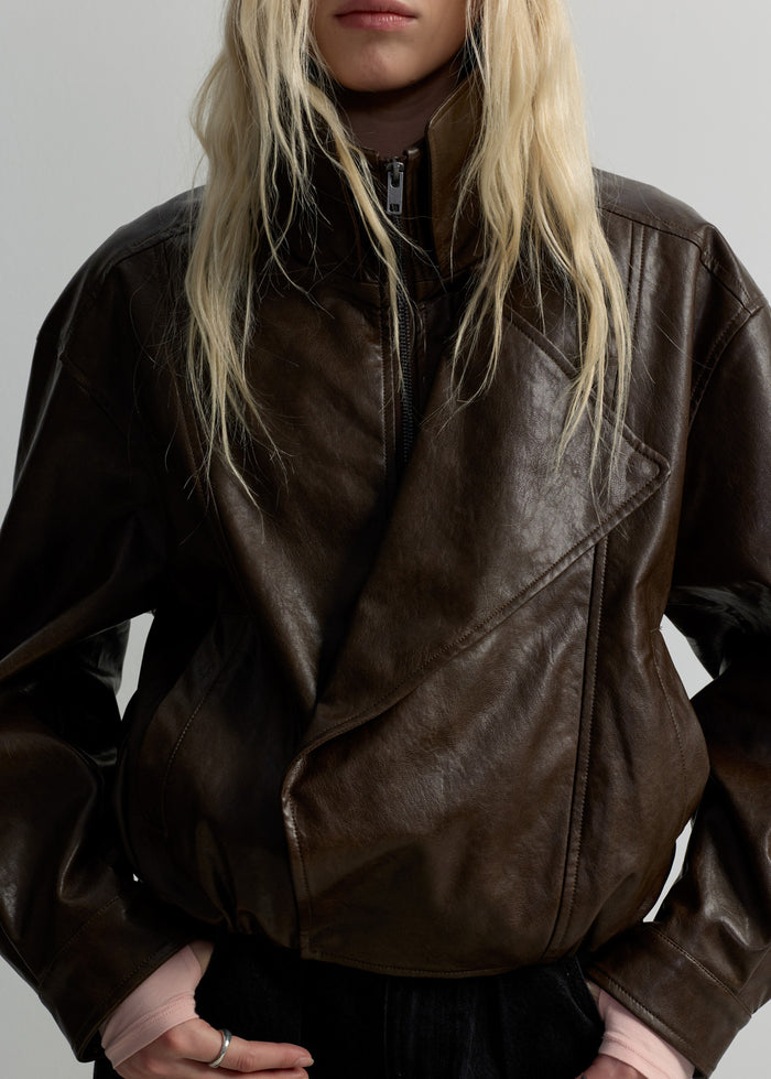 CROPPED BIKER JACKET