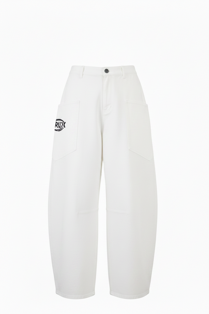 Curved Denim Pant (3 colors) — pants in black | CRUX