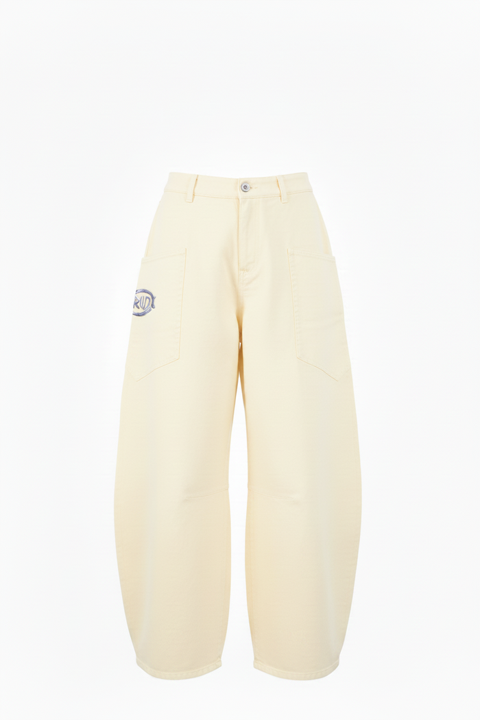 Curved Denim Pant (3 colors)