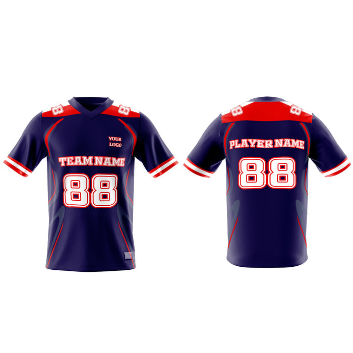 Custom American Football Jersey - Contrast - Personalized Jersey