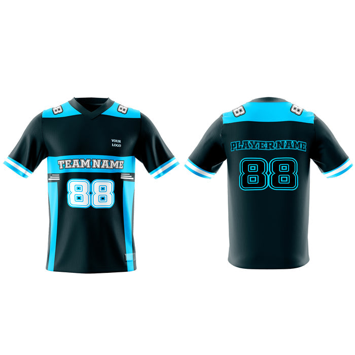 Custom American Football Jersey - Neon Design - Personalized Jersey
