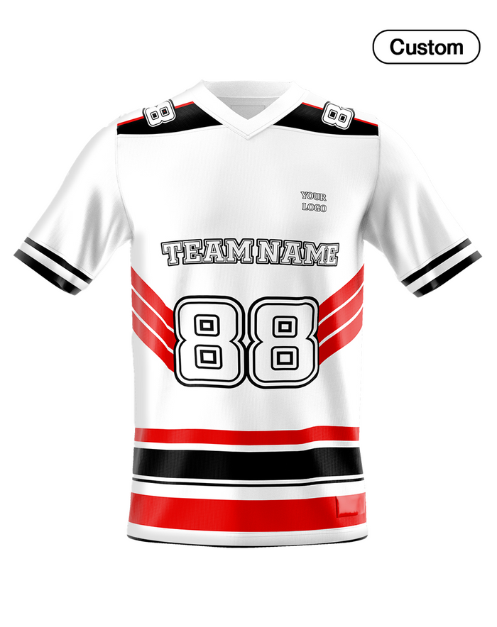 Custom American Football Jersey - Trim Design - Personalized Jersey