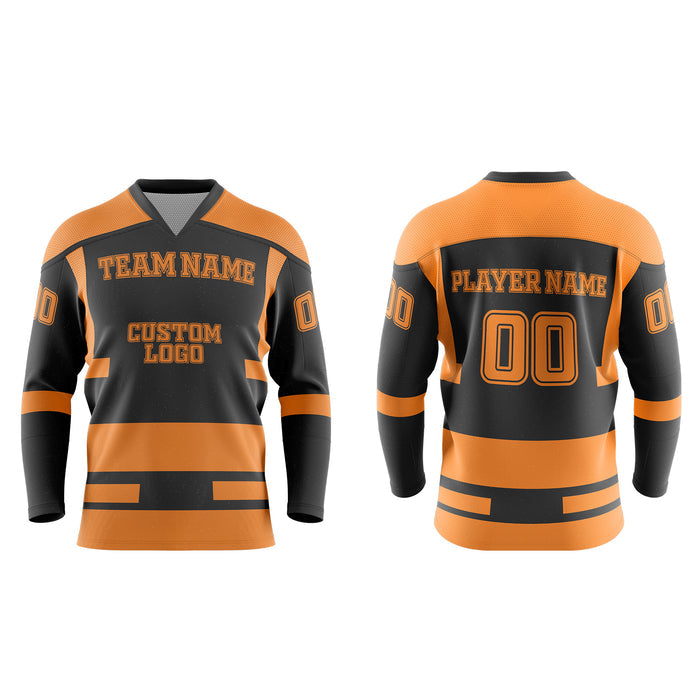 Custom Ice Hockey Jersey - Abstract Design - Personalized Uniform