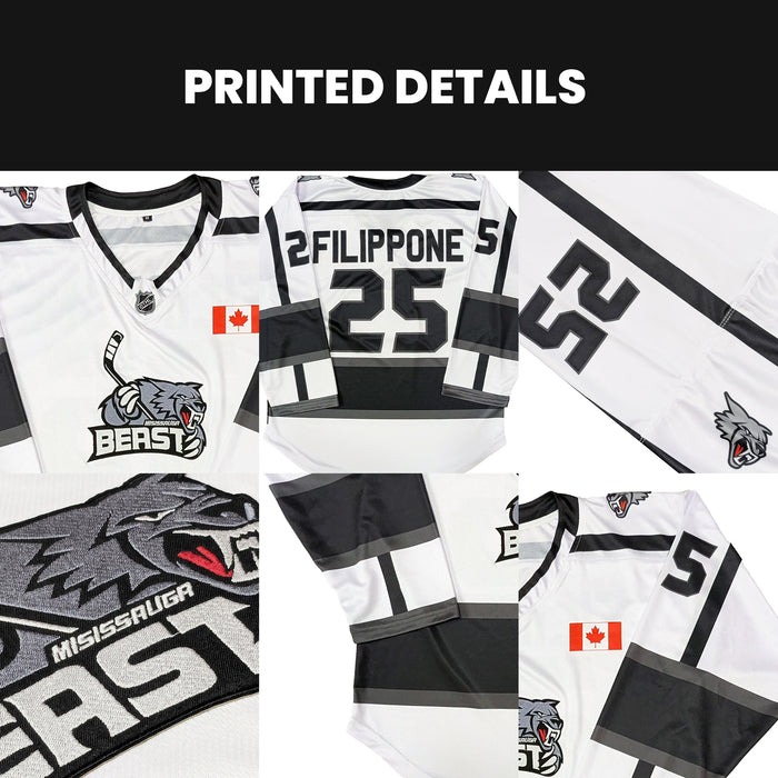 Custom Ice Hockey Jersey - Abstract Design - Personalized Uniform