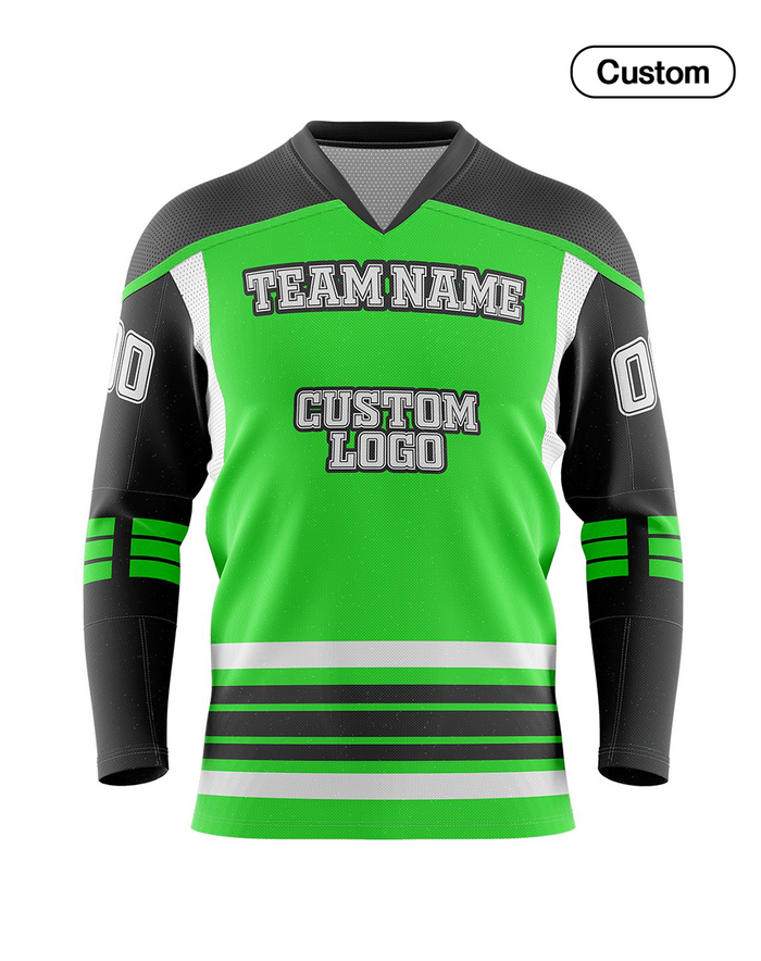 Custom Ice Hockey Jersey - Panel Design - Personalized Teamwear