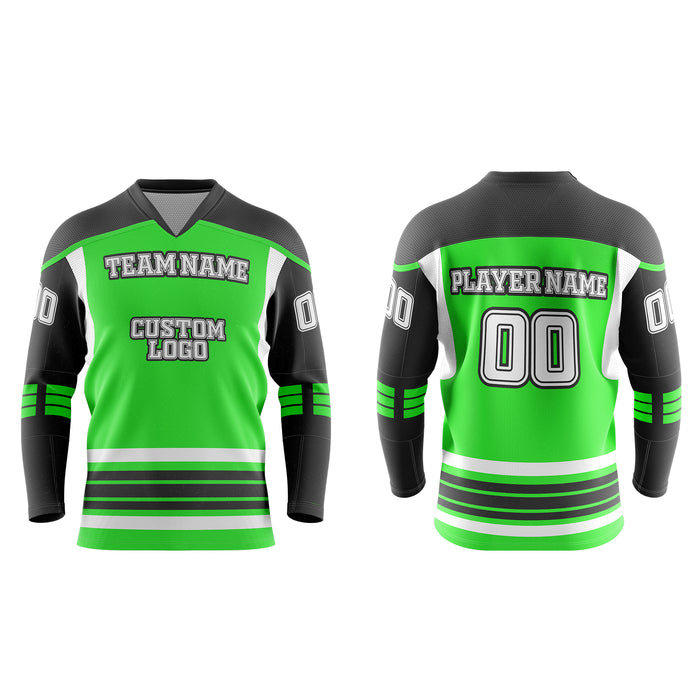 Custom Ice Hockey Jersey - Panel Design - Personalized Teamwear