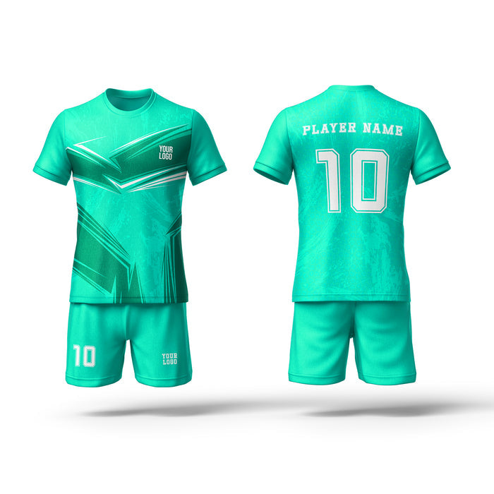 Custom Soccer Uniform - Abstract Design - Personalized Uniform