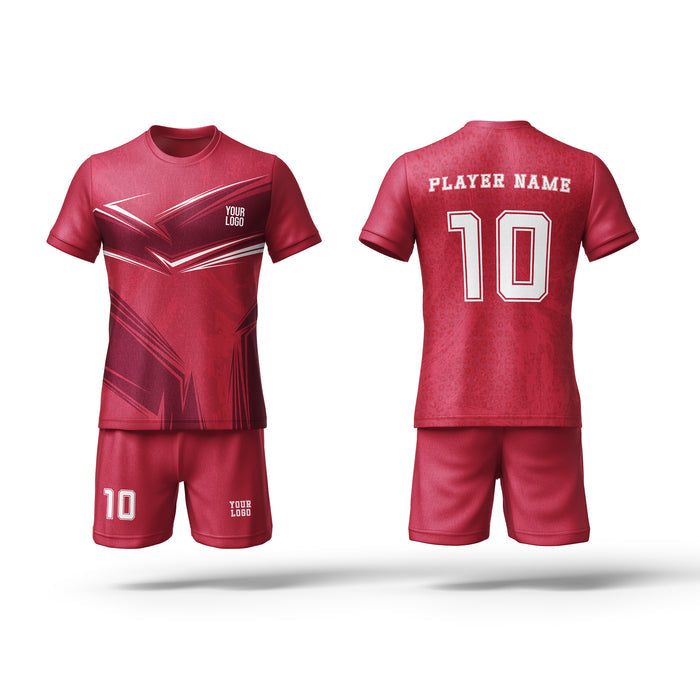 Custom Soccer Uniform - Abstract Design - Personalized Uniform