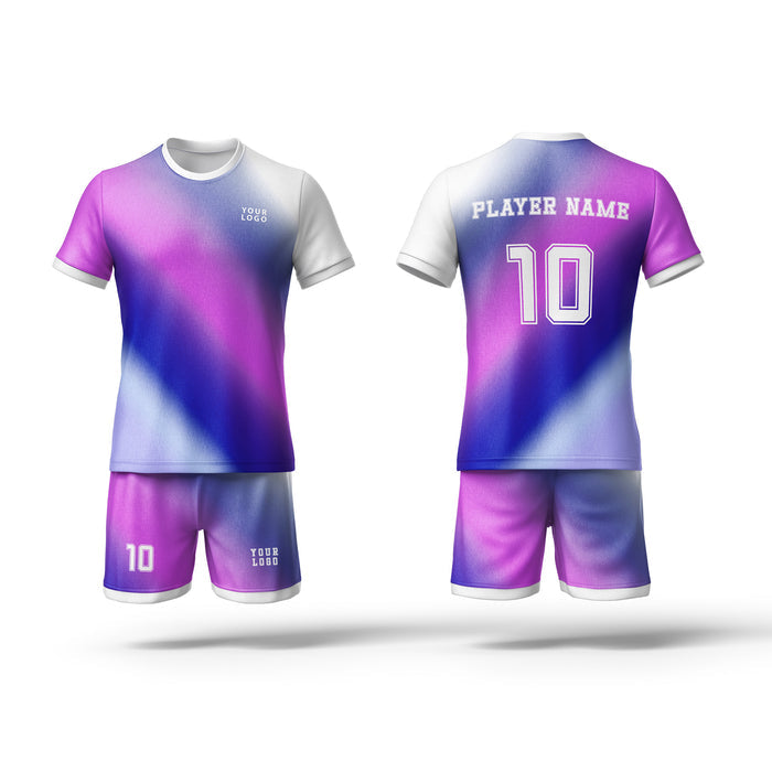 Custom Soccer Uniform - Gradient Design - Personalized Sportswear