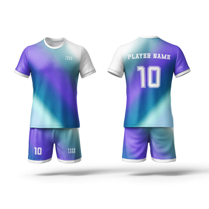 Custom Soccer Uniform - Gradient Design - Personalized Sportswear