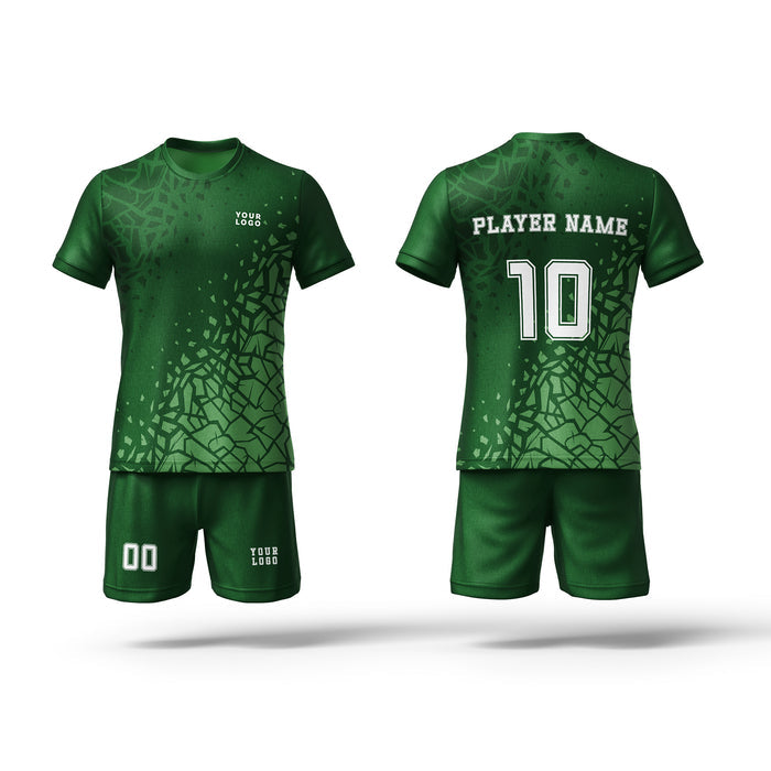 Custom Soccer Uniform - Turtle Pattern - Personalized Teamwear